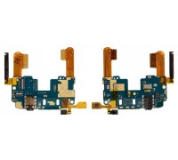 Шлейф для HTC 601n One mini, с кнопкой включения, c датчиком приближения